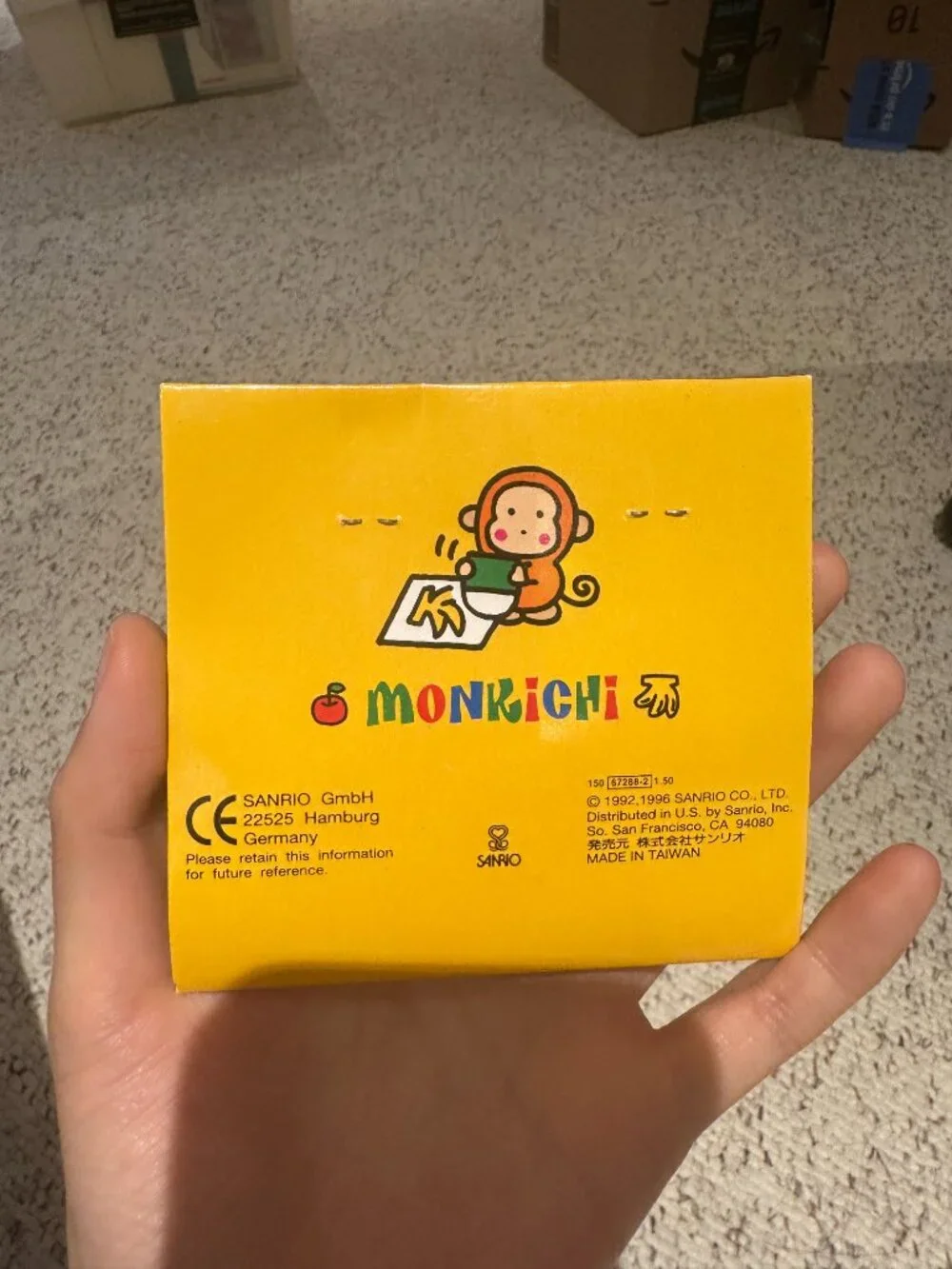 Sanrio vintage monkichi eraser set